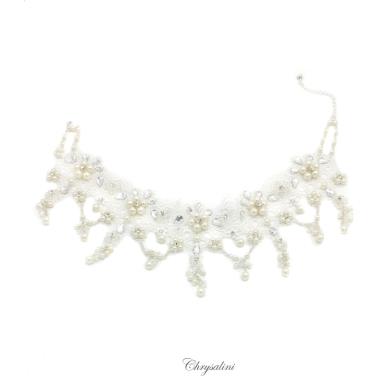 Bridal Jewellery, Chrysalini Wedding Necklaces with Crystals - NL00892 NL00892 Image 1