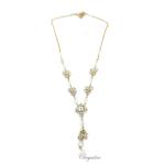 Bridal Jewellery, Chrysalini Wedding Necklaces with Crystals - NL5493G image