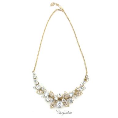 Bridal Jewellery, Chrysalini Wedding Necklaces with Crystals - NL8075S NL8075S - SET Image 1
