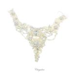 Bridal Jewellery, Chrysalini Wedding Necklaces with Crystals - NL8383 image
