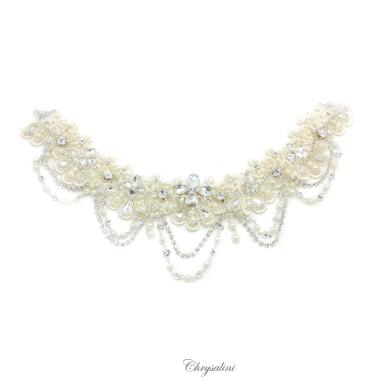 Bridal Jewellery, Chrysalini Wedding Necklaces with Crystals - NL8384 NL8384 Image 1