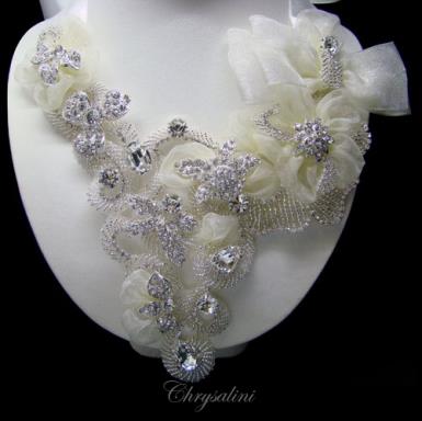 Bridal Jewellery, Chrysalini Wedding Necklaces with Crystals - NL8878 NL8878 Image 1