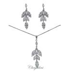 Bridal Jewellery, Chrysalini Wedding Necklaces with Crystals - XPN042W image