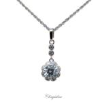 Bridal Jewellery, Chrysalini Wedding Necklaces with Crystals - XPN044 image