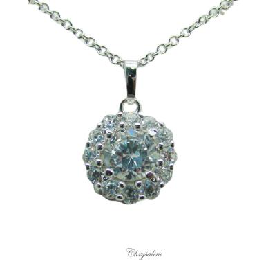 Bridal Jewellery, Chrysalini Wedding Necklaces with Crystals - XPN055 XPN055 - SET Image 1