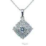 Bridal Jewellery, Chrysalini Wedding Necklaces with Crystals - XPN056 image