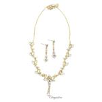 Bridal Jewellery, Chrysalini Wedding Necklaces - Gold - F2678G image