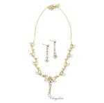 Bridal Jewellery, Chrysalini Wedding Necklaces - Gold - F2692G image