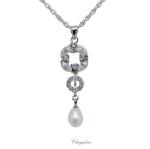Bridal Jewellery, Chrysalini Wedding Necklaces with Pearls - DB2000FWP image