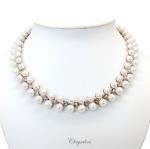 Bridal Jewellery, Chrysalini Wedding Necklaces with Pearls - KN1246W image