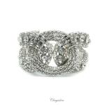 Bridal Jewellery, Chrysalini Wedding Bracelets with Crystals - CB0600 image