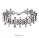 Bridal Jewellery, Chrysalini Wedding Bracelets with Crystals - CB4659 image