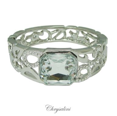 Bridal Jewellery, Chrysalini Wedding Bracelets with Crystals - CB6018 CB6018  Image 1