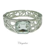 Bridal Jewellery, Chrysalini Wedding Bracelets with Crystals - CB6018 image