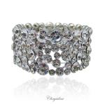 Bridal Jewellery, Chrysalini Wedding Bracelets with Crystals - CB7732 image