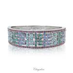 Bridal Jewellery, Chrysalini Wedding Bracelets with Crystals - CB8413 image
