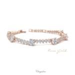 Bridal Jewellery, Chrysalini Wedding Bracelets with Crystals - MB0052 image