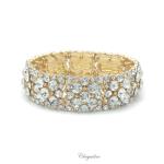Bridal Jewellery, Chrysalini Wedding Bracelets - Gold - CB9880 image