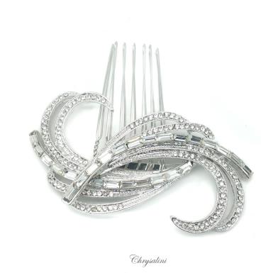 Bridal Jewellery, Chrysalini Wedding Brooch, Crystal Pin - CB3711 CB3711-same as cbr1244 Image 1