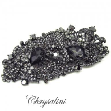 Bridal Jewellery, Chrysalini Wedding Brooch, Crystal Pin - CBR4773 CBR4773 Image 1