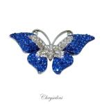 Bridal Jewellery, Chrysalini Wedding Brooch, Crystal Pin - FBR3441 image