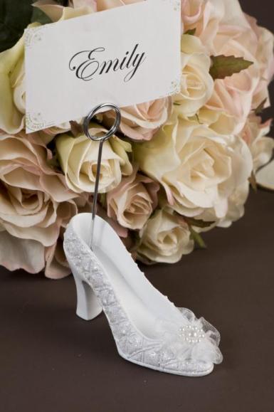 Wedding  Wedding Stiletto Place Card & Photo Holder Image 1