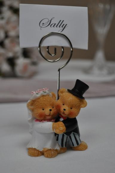 Wedding  Wedding Bears Place Card Holder Image 1