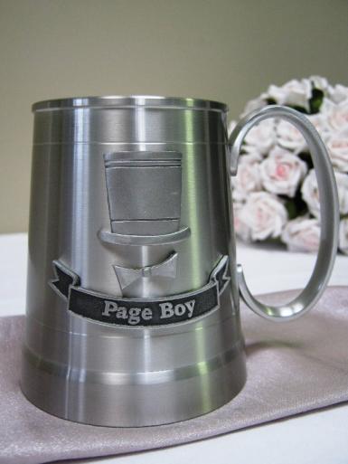 Wedding  Pewter Page Boy Tankard Image 1