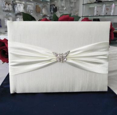 Wedding  Crystal Butterfly Guest Book Image 1