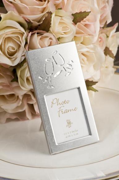 Wedding  Small Champagne Flute Photo Frame Image 1