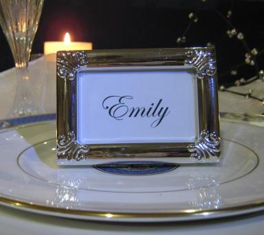 Wedding  Fleur-de-lis photo frame Image 1