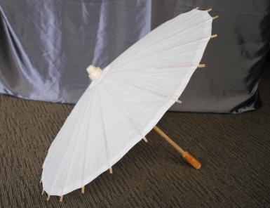 Wedding  Large Bamboo and Rice Paper Parasol Image 1