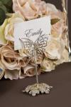 Silver Butterfly Place Card Holders image