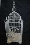 Stunning Large Square Wedding Birdcage 90cm tall - Hire image