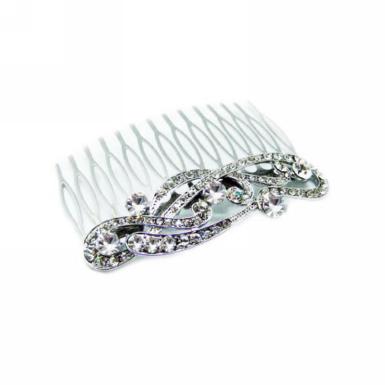 Chrysalini Vintage Inspired Comb with Crystals OH3280 - S Image 1