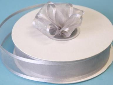 Wedding  Ribbon - Satin Edge Organza 2.2cm wide x 22.9m Image 1