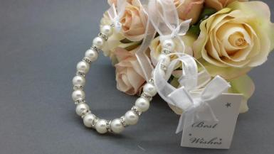 Wedding  Pearl diamante charm Image 1