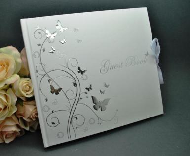 Wedding  Butterflies Guest Book - Wedding or Engagement Image 1