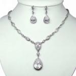 Necklace and Earring Crystal Set image