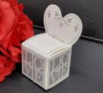 Heart Place Card Bomboniere Box x 12 image