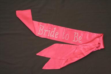 Wedding  Sash - Bride to Be with Bling Image 1