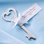 Heart Bottle Opener with Ribbon and Card image