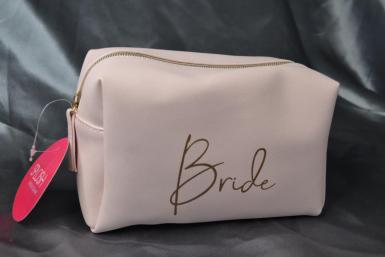 Wedding  Bride Cosmetic Bag Image 1