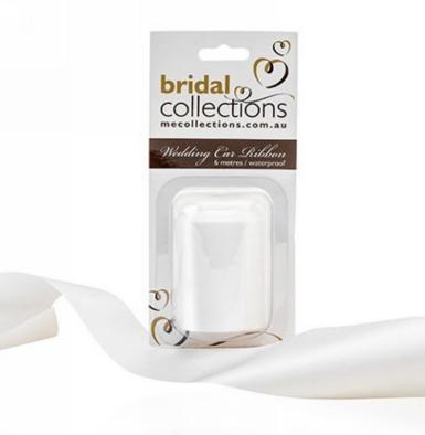 Wedding  Packaged Car Ribbon - 6m in White or Ivory Image 1