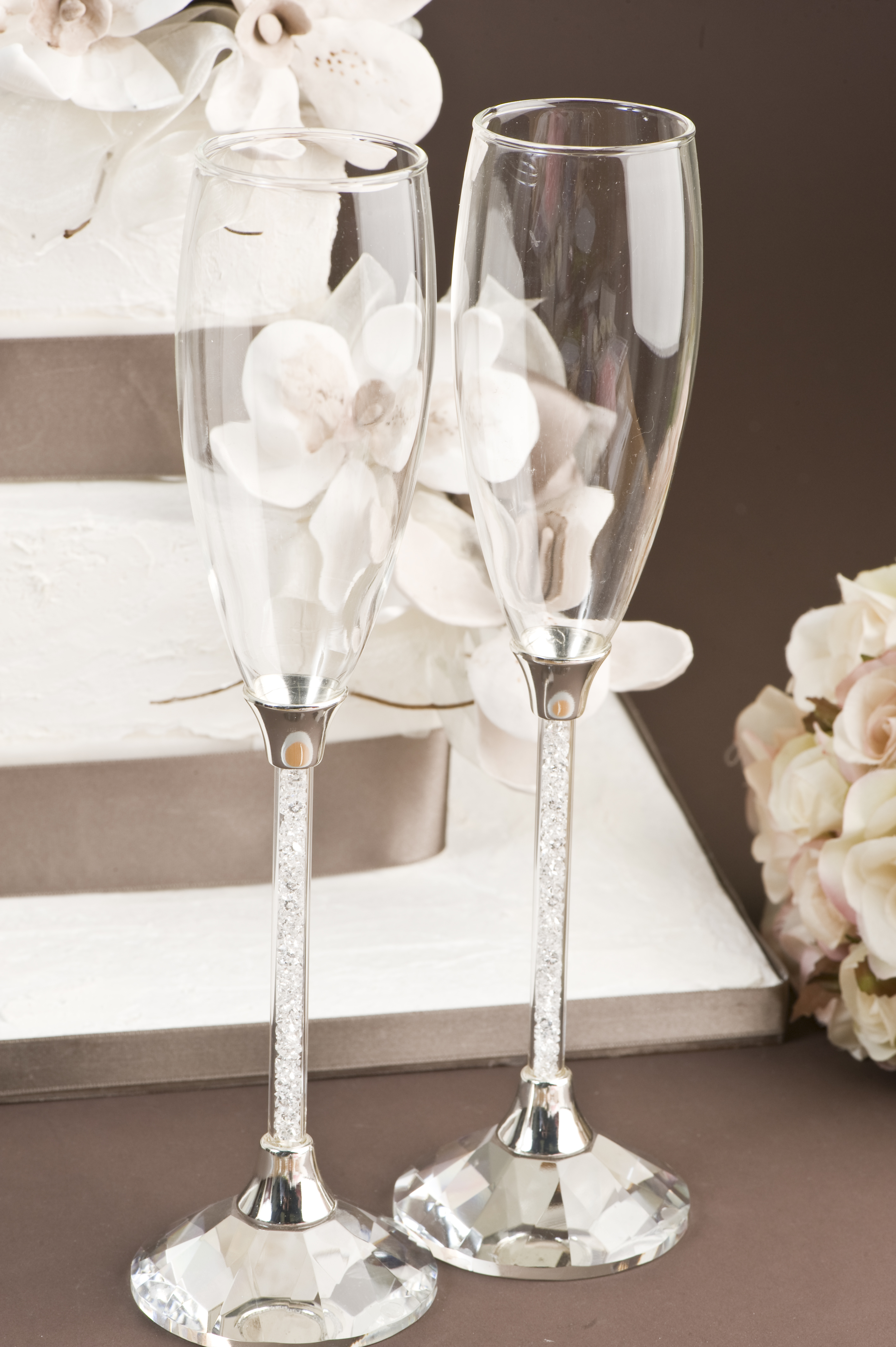 champagne glasses no stem