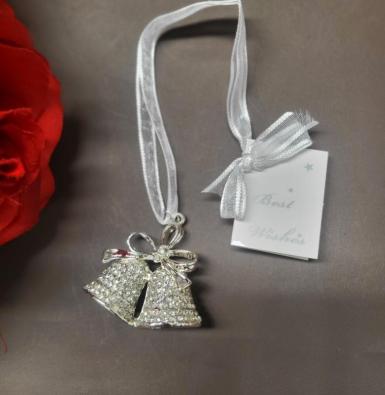 Wedding  Double Bells Charm Image 1