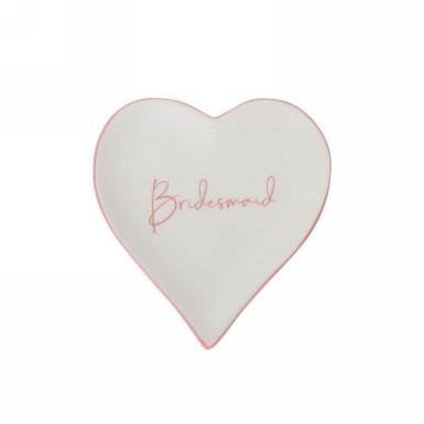 Wedding  Bridesmaid Trinket Plate Image 1