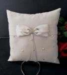 Ring Cushion - Silver Platinum by Design Ring Pillow image