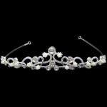 Small Faux Pearl Swarovski Tiara image