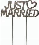 Cake Topper - Metal Just Married image